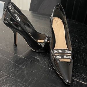 Christian Dior Black Heels Size 36.5